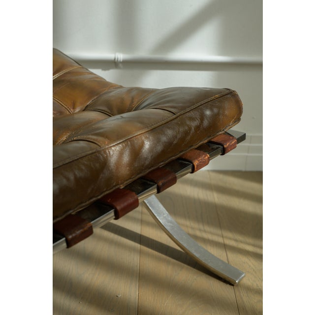 Mid-Century Modern Ludwig Mies Van Der Rohe/Gerald R. Griffith Barcelona Ottoman For Sale - Image 3 of 10