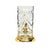 Waterford Crystal Overture Hurricane Table Lamp With Brass Base 11.5" For Sale - Image 12 of 15
