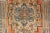 Textile Antique Turkish Colorful Oushak Gallery Rug in Blue Brown & Terra-Cotta For Sale - Image 7 of 9