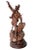 Large Antique Hand-Carved Wooden Sculpture Tyrolean Hunter with Game, 1900 For Sale - Image 6 of 18