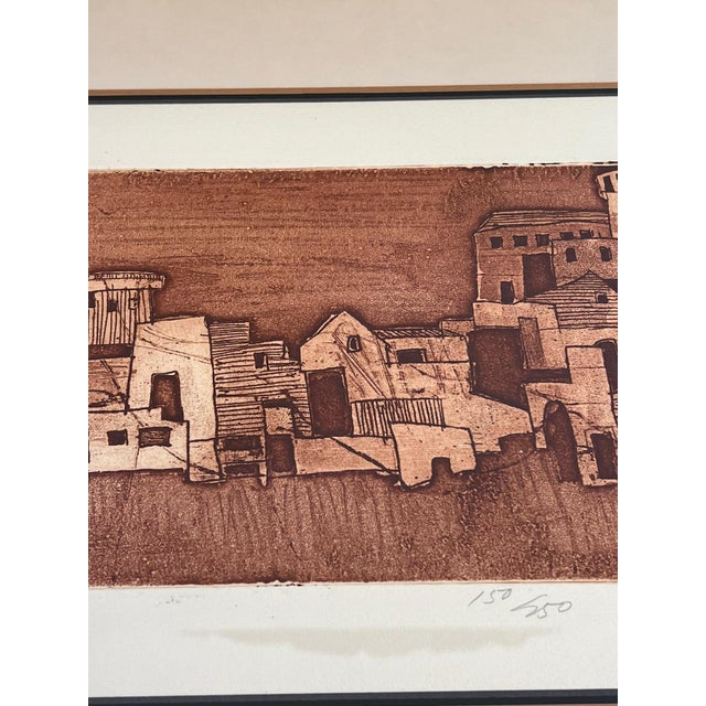 Vintage Signed,numbered and Framed Soicher Marin Inc Cityscape 11 Print by David Park. For Sale In Seattle - Image 6 of 9