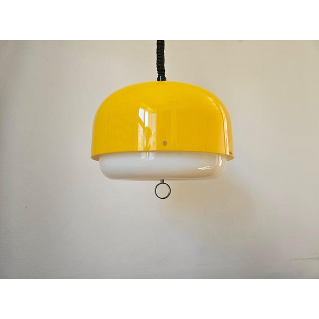 Mid-Century Modern Mid-Century Space Age Pendant Light by Guzzini for Meblo, Italy, 1970s For Sale - Image 3 of 13