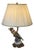 Parrot Lamp in Ceramic and Brass For Sale
