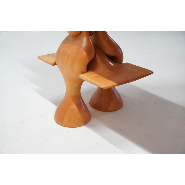 Wood Studio Furniture Wood Bookcase in the style of Wendell Castle, 1970s For Sale - Image 7 of 18