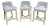 Set of 3 Essentials for Living Woven Counter Stools For Sale