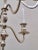 Metal Large Metal 7-Branched Candelabra For Sale - Image 7 of 9