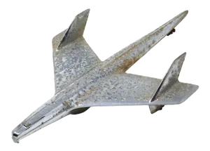 1955 Chevrolet Airplane/Eagle Chrome Hood Ornament