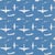 Harlequin Chocks Away Fabric in Royal Blue - a Sample For Sale