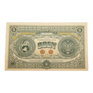 Shepard Fairey "Two Sides of Capitalism " 2007 Collectible Bank Note For Sale