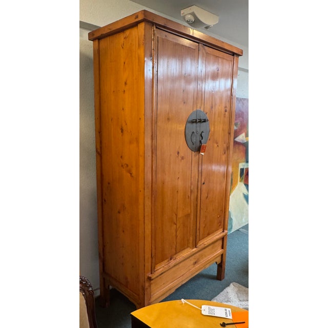 19th Century Ningbo Cypress Wood Cabinet, 19th Century For Sale - Image 5 of 13