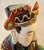 Lu Xing Chinese Polychrome Glazed Porcelain Statue For Sale In Miami - Image 6 of 15