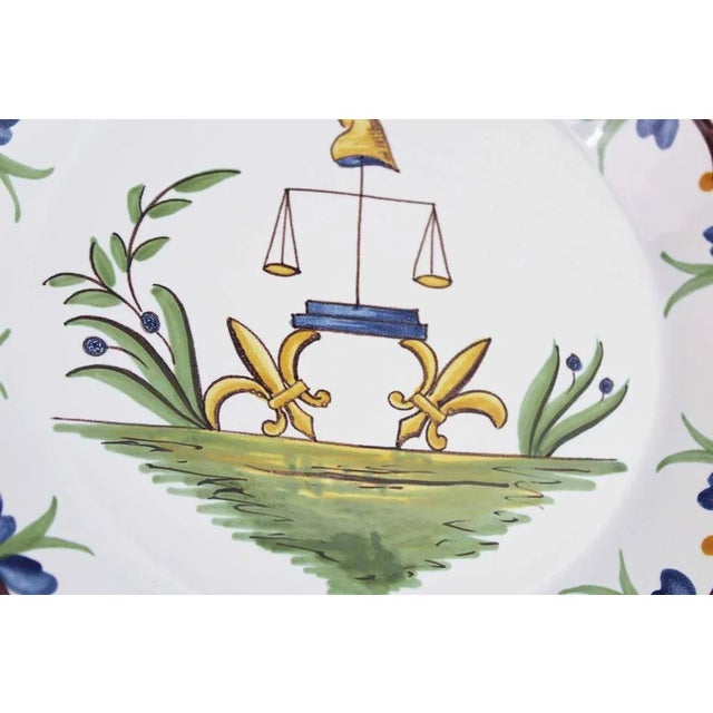 Earthenware Plate, France, 20th Century For Sale - Image 5 of 9