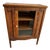 1920s Cabinet Curio Book Shelf Radio Phonograph For Sale