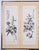 1960s Japanese Byobu Four Traditional Hand Painted and Stamped Floral Vignettes on This Overall Very Good + 4-Panel Folding Screen For Sale - Image 4 of 7
