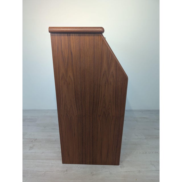 Secretary Desk in Teak For Sale - Image 14 of 15