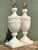 Vintage Carved Alabaster Lamps - A Pair For Sale - Image 9 of 12