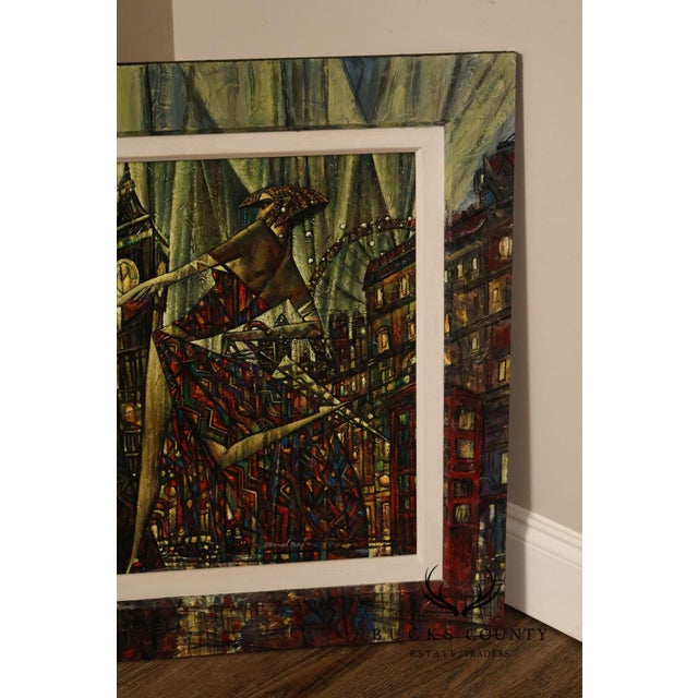Andrei Protsouk Hand-Embellished Print, 'Snowboard Lovers' For Sale - Image 10 of 17