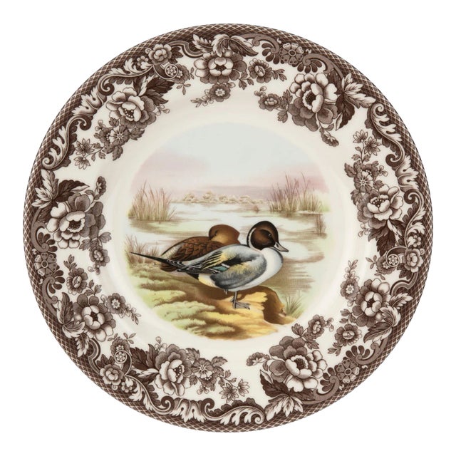 Spode Woodland Dinner Plate 10.5", Pintail For Sale