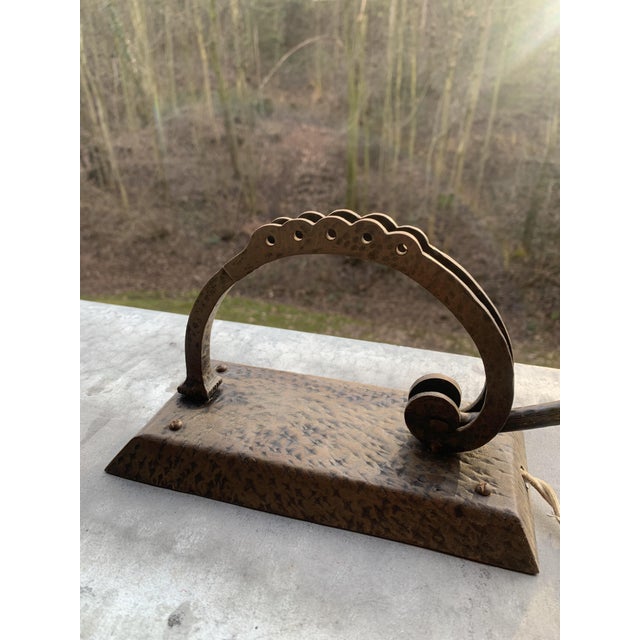 Art Deco Hammered Table Lamp, 1920s For Sale - Image 15 of 16