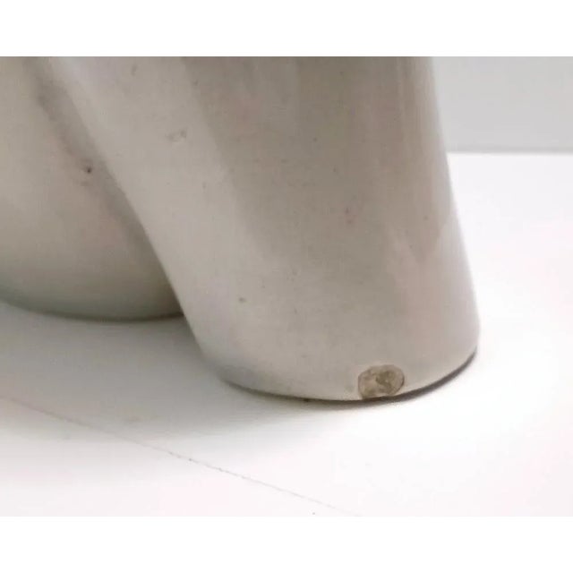 Painted and Polished Ceramic Female Bust by Clelia Bertetti, Italy, 1930s For Sale - Image 18 of 18