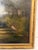 Sky Blue Antique French Landscape Study With a Deer For Sale - Image 8 of 9