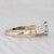 2.10ctw Blue Zircon Diamond Ring 14k Yellow Gold Size 6 Engagement For Sale In Greensboro - Image 6 of 8
