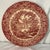 Maroon Early 20th Century Mason's Ironstone Vista Pink/Red Transferware Large Round Platter or Chop Plate For Sale - Image 8 of 8