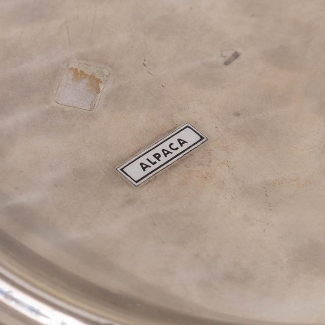 1940s Alpaca Silver Lobster Serving Tray With Lid, Spain For Sale - Image 11 of 15