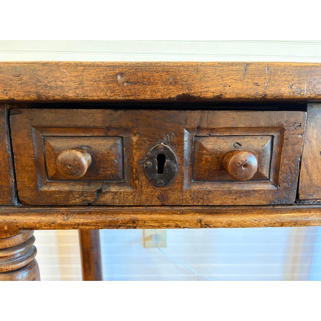 French Antique 18th Century French Tavern Table For Sale - Image 3 of 12