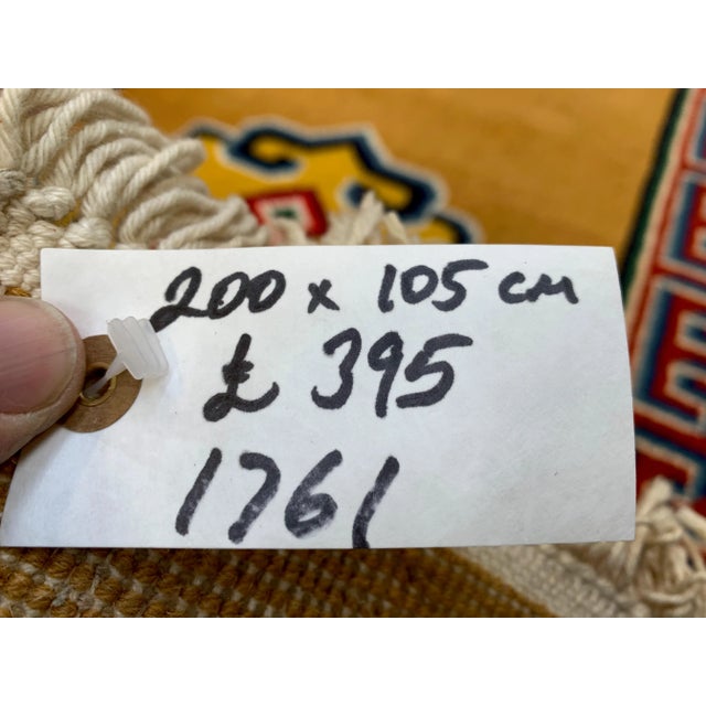 Brown Vintage Mongolian Rug For Sale - Image 8 of 9