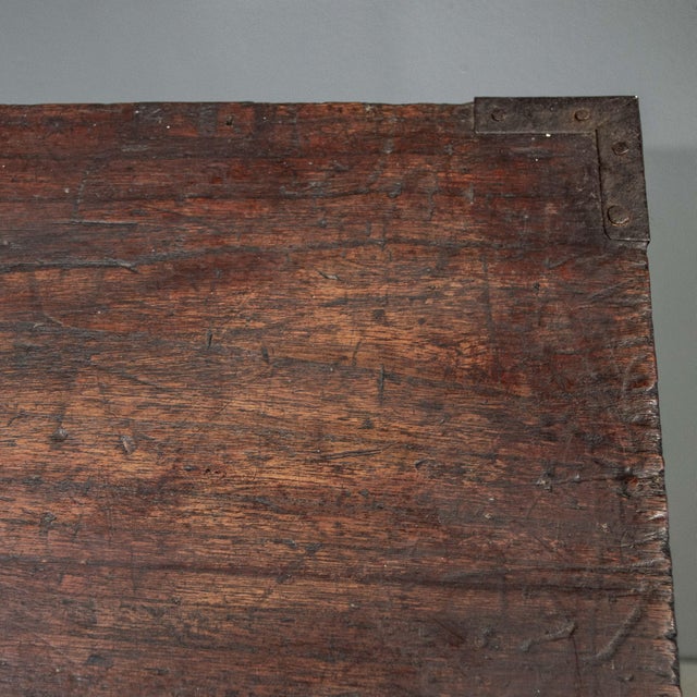 Unusual Antique Japanese Paulownia Wood Storage Trunk For Sale - Image 9 of 9