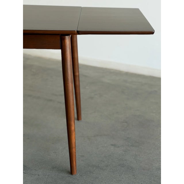 Mid-Century Modern Compact Vintage Expanding Table For Sale - Image 3 of 17
