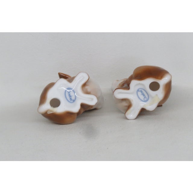 Ceramic Goebel Porcelain Mini Bunny Rabbits Figurine 4680b For Sale - Image 7 of 12