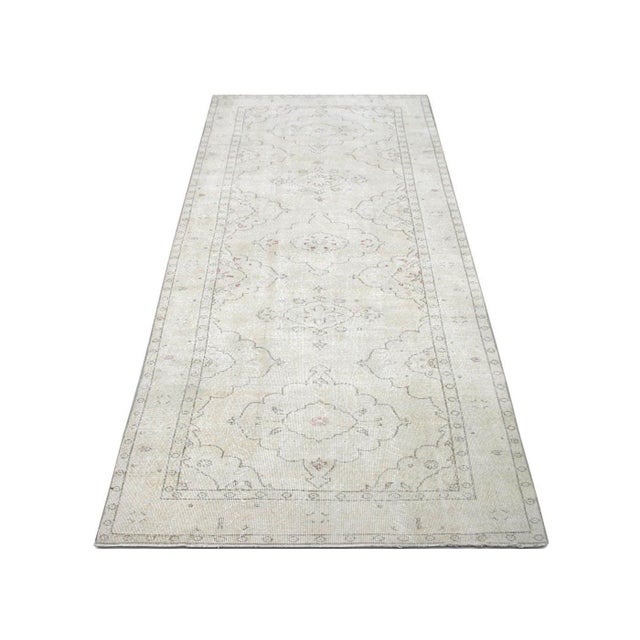 1960s 1960s Turkish Oushak Rug For Sale - Image 5 of 6