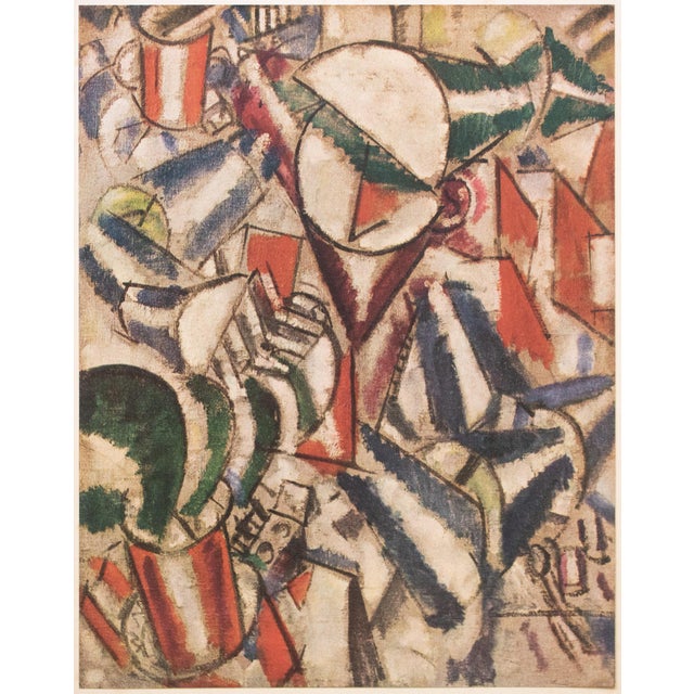 Abstract 1948 After Fernand Léger "Seamstress", First Edition Parisian Offset Lithograph For Sale - Image 3 of 8
