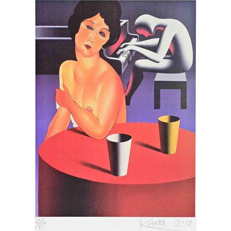 Mark Kostabi, Nude Lush Life, 2012, Lithograph For Sale