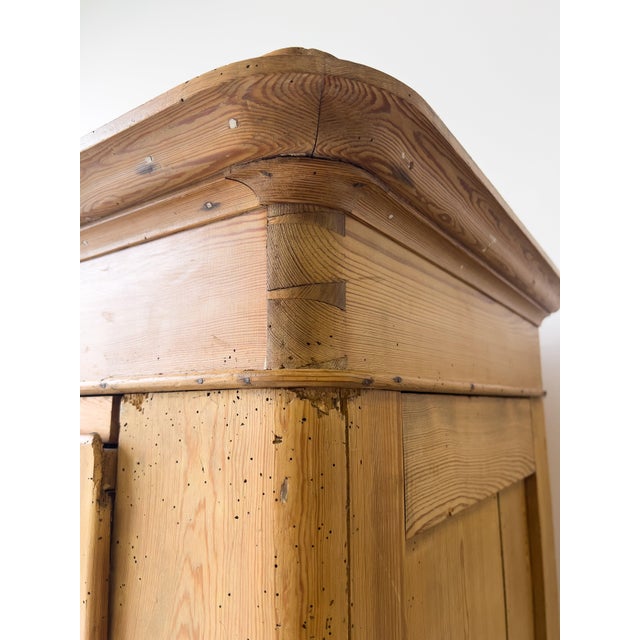Antique European Pine Wardrobe For Sale - Image 11 of 15