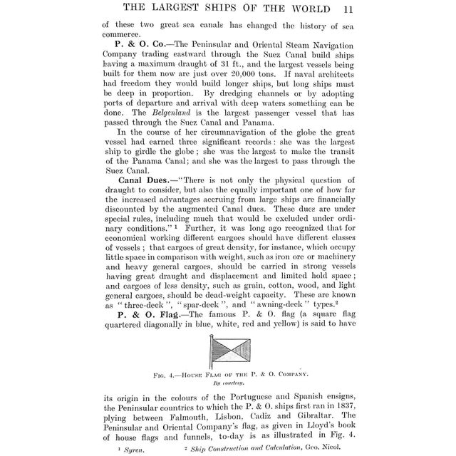 "The Largest Ships of the World" 1926 Wilson, v.s. Fellowes For Sale - Image 11 of 12