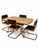 Wood 1981 Douglas Furniture of California Dining Table and Four Cantilever Chairs — 5 Pieces For Sale - Image 7 of 12