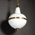 Mid-Century Modern Murano Glass & Brass Banded Detailed Pendant Chandelier For Sale - Image 16 of 18