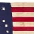 This vintage American Bennington flag is made from a cotton cloth, with fully embroidered emblem and sewn stripes. Please...