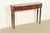 Maitland - Smith Maitland Smith English Regency Chinoiserie Hand-Painted Red Lacquered Console Table For Sale - Image 4 of 14
