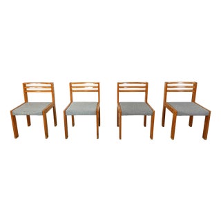 Pine Sg 1200 Dining Chairs by Cees Braakman for Pastoe, 1970s, Set of 4 For Sale