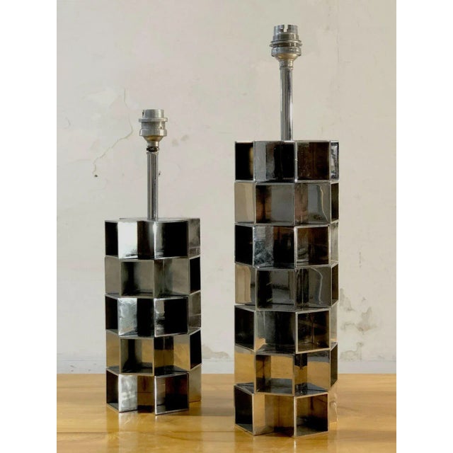 Cinetic Sculptures in Nickel-Plated Bronze, 1970s, Set of 2 For Sale - Image 9 of 13