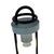 Metal Space Age Mushroom Lamp with White Acrylic Shade and Metal Base For Sale - Image 7 of 8