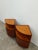 Brown Pair of Vintage Mid Century Modern Teak Low Corner Cabinets by Nathan For Sale - Image 8 of 9
