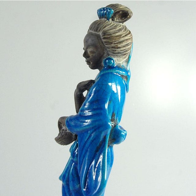 1970s Italian Ceramic Figurine by Ugo Zaccagnini, 1940s For Sale - Image 5 of 13