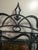 Ebony Antique French Art Nouveau (Circa 1895-1910)Wrought Iron Hall Console With Mirror Attributed to Edgar Brandt For Sale - Image 8 of 12