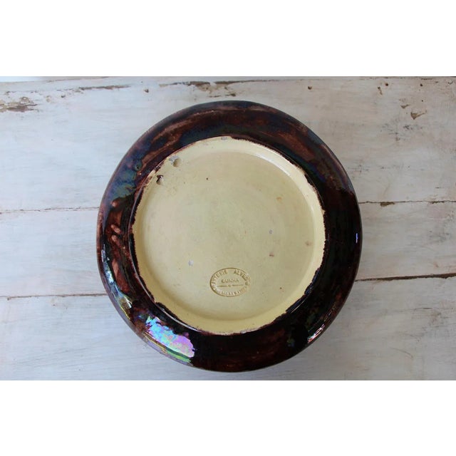 Trompe l'Oeil Antique Portuguese Large Wall Plate For Sale - Image 10 of 12