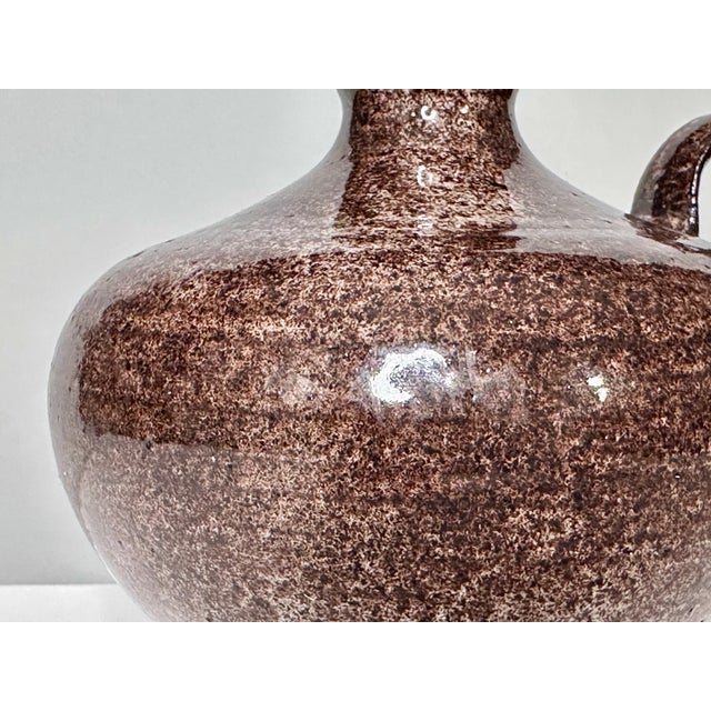 Beige Studio Ceramic Art Jug and Vase from Elli & Walter Serocka, Germany, 1970s, Set of 2 For Sale - Image 8 of 18